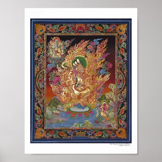 Vierarmiges Ganesh-Plakat Poster (Vorne)