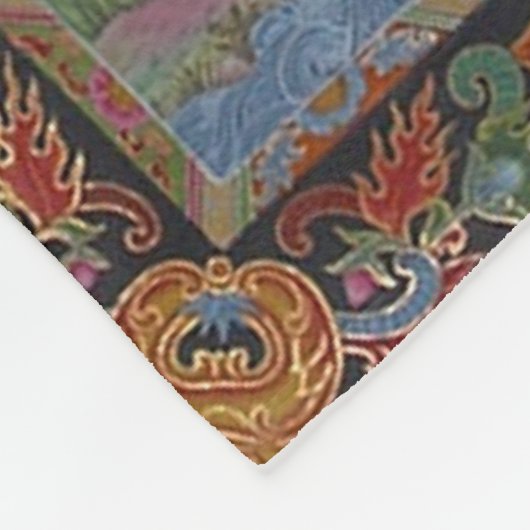 Vierartiger Ganesh Fleece Blanket (Ecke)