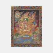 Vierartiger Ganesh Fleece Blanket (Vorderseite)