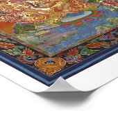 Vierartiges Ganesh-Poster Poster (Ecke)