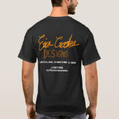 vieräugiges grünes Alien-Monster T-Shirt (Rückseite)