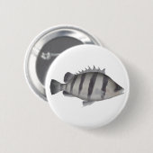 Vierbärtiger Tigerfisch Button (Vorne & Hinten)