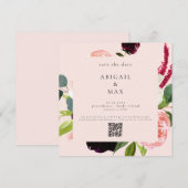Vierbeinblütenblüte Blumenhochzeit Das Datum speic (Vorne/Hinten)