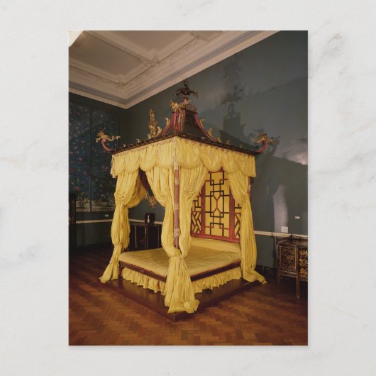 Vierbettzimmer im chinesischen Stil, 1750er Jahre Postkarte (Vorderseite)