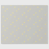 Vierblatt-Geometrisches Muster Geschenkpapier (Flach)