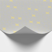 Vierblatt-Geometrisches Muster Geschenkpapier (Ecke)