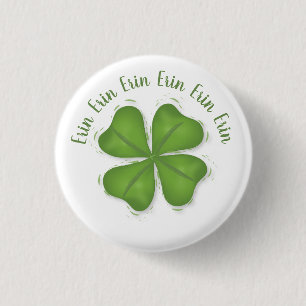 Vierblattklee Button