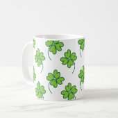 Vierblattklee Kaffeetasse (Vorderseite Links)