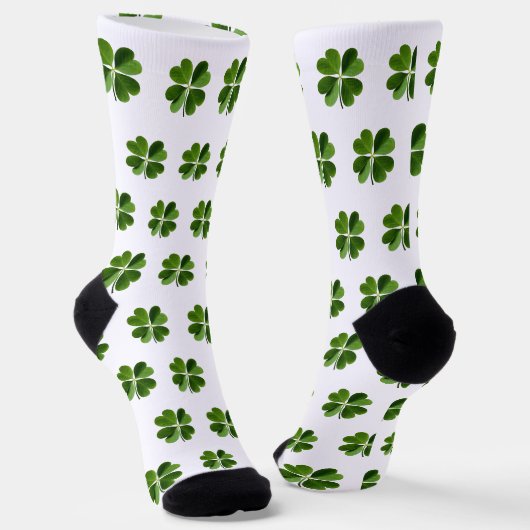 Vierblattklee Socken (Gewinkelt)