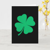 Vierblattklee-Tasche irischer Shamrock St. Patrick Karte (Gelbe Blume)