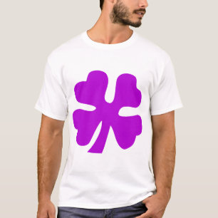 Vierblattklee - Violett T-Shirt