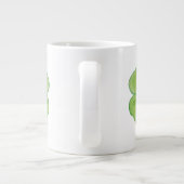 Vierblättrige Clover Jumbo-Tasse (Rückseite)