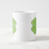 Vierblättrige Clover Jumbo-Tasse (Vorderseite)
