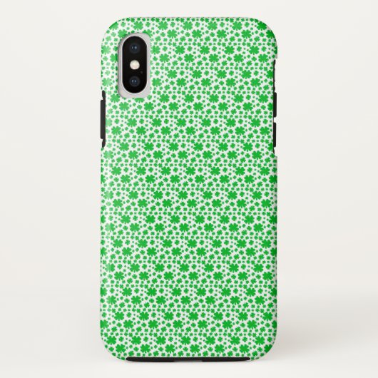 Vierblättrige Kleber Case-Mate iPhone Hülle (Rückseite)