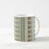 Vierblättrige Kleeblatt-Tasse Kaffeetasse (VorderseiteRechts)