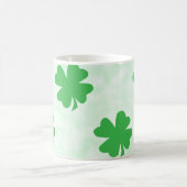 Vierblättrige Lucky-Klee Kaffeetasse (Mittel)