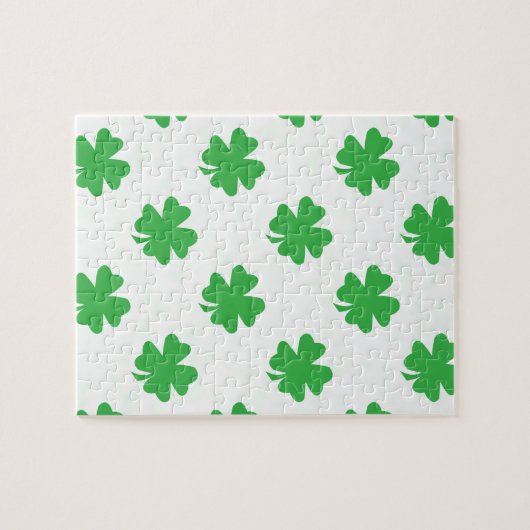 Vierblättrige Lucky-Klee Puzzle (Horizontal)