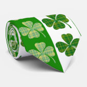 Vierblättriger Kleeblatt Krawatte (Gerollt)
