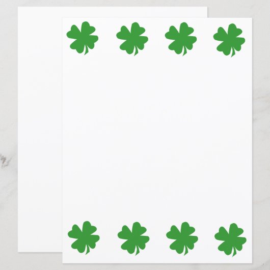 Vierblättriges Kleeblatt (Vorne/Hinten)