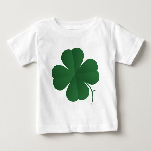 Vierblättriges Kleeblatt Baby T-shirt (Vorderseite)