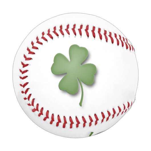 vierblättriges Kleeblatt Baseball (Vorderseite Links)