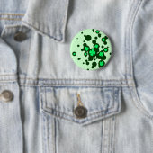 vierblättriges Kleeblatt : Blasen : Button (Beispiel)