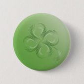 vierblättriges Kleeblatt Button (Vorderseite)