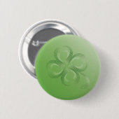 vierblättriges Kleeblatt Button (Vorne & Hinten)
