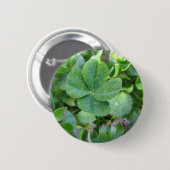 vierblättriges Kleeblatt Button (Vorne & Hinten)