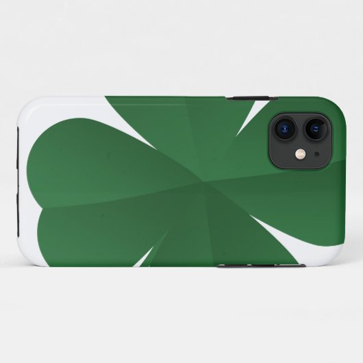 Vierblättriges Kleeblatt Case-Mate iPhone Hülle (Rückseite (Horizontal))