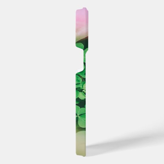 vierblättriges Kleeblatt Charm iPhone Hülle (Rechte Seite)