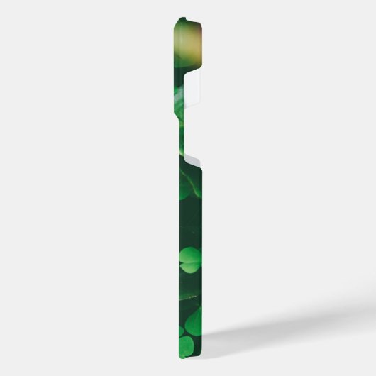 vierblättriges Kleeblatt Charm iPhone Hülle (Linke Seite)