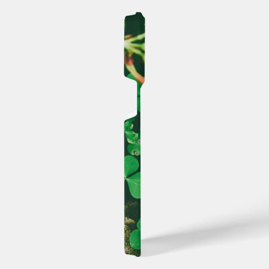 vierblättriges Kleeblatt Charm iPhone Hülle (Rechte Seite)