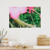 vierblättriges Kleeblatt Charm Poster (Küche)