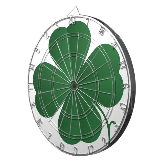 Vierblättriges Kleeblatt Dartscheibe (Vorderseite rechts)