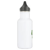 vierblättriges Kleeblatt Edelstahlflasche (Links)