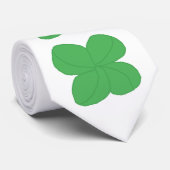 Vierblättriges Kleeblatt Explosion - Krawatte (Gerollt)