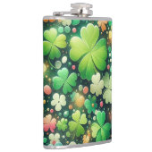 vierblättriges Kleeblatt Flachmann (Rechts)