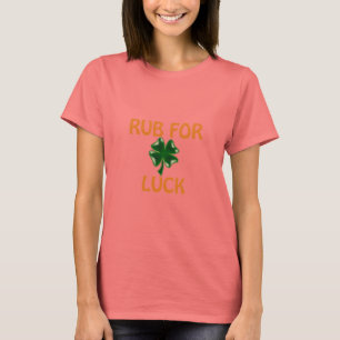 Vierblättriges Kleeblatt für Glück T-Shirt