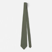 vierblättriges Kleeblatt Green 616652 Solid Color  Krawatte (Vorderseite)