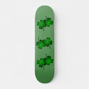 vierblättriges Kleeblatt Green Irish Skate Board D Skateboard