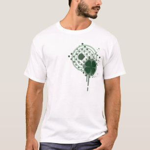 vierblättriges Kleeblatt. Hypnoblasen. T-Shirt