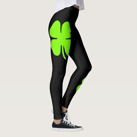Vierblättriges Kleeblatt irische Leggings (Rechts)