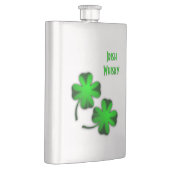 vierblättriges Kleeblatt Irish Whisky Flachmann (Rechts)