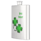 vierblättriges Kleeblatt Irish Whisky Flachmann (Links)