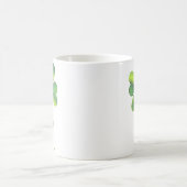 Vierblättriges Kleeblatt Kaffeetasse (Mittel)