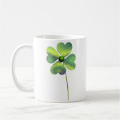 Vierblättriges Kleeblatt Kaffeetasse (Links)