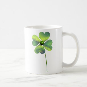 Vierblättriges Kleeblatt Kaffeetasse
