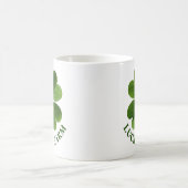 vierblättriges Kleeblatt Kaffeetasse (Mittel)