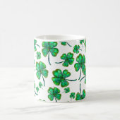 vierblättriges Kleeblatt Kaffeetasse (Mittel)